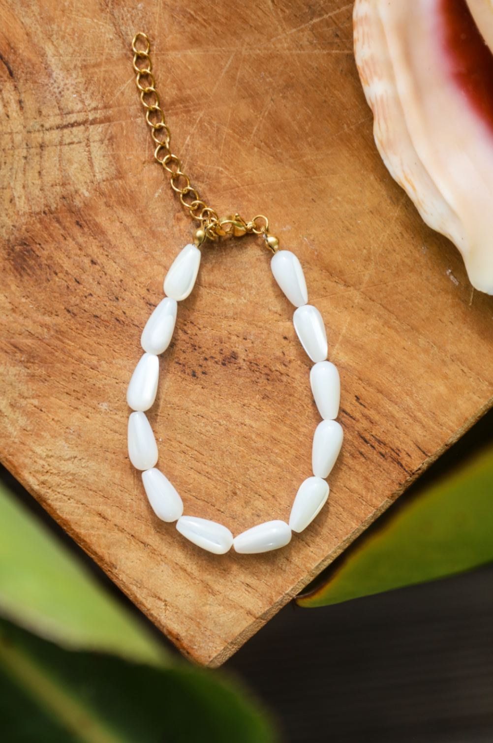 Bracelet en perles de nacres