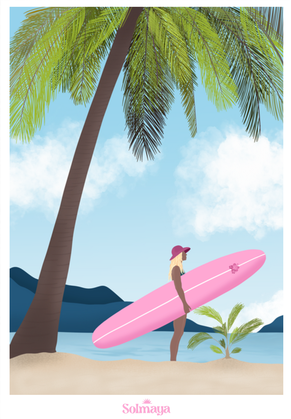 Affiche "Wild Surfer"