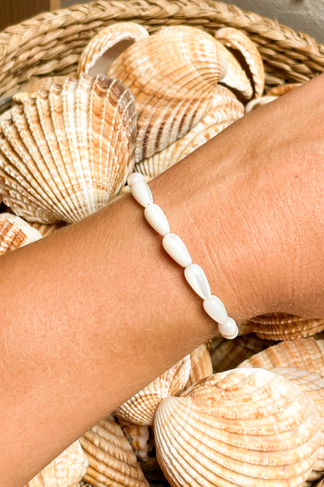 Bracelet en perles de nacres