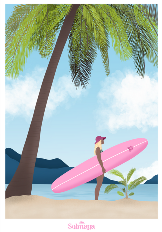 Affiche "Wild Surfer"