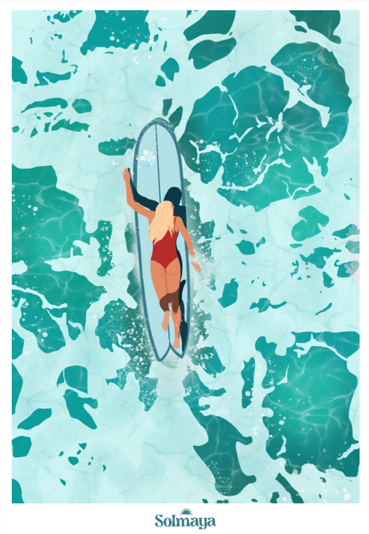 Affiche "L'infini bleu"