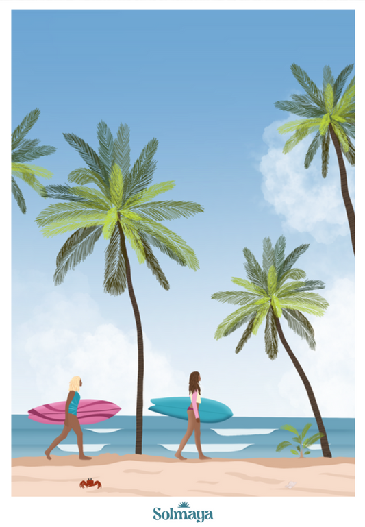 Affiche "Bajo las palmeras"