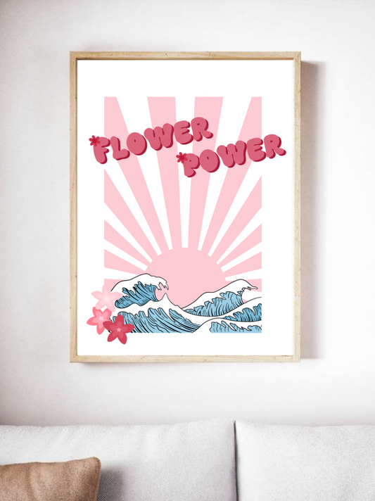 Affiche "Flower Power"