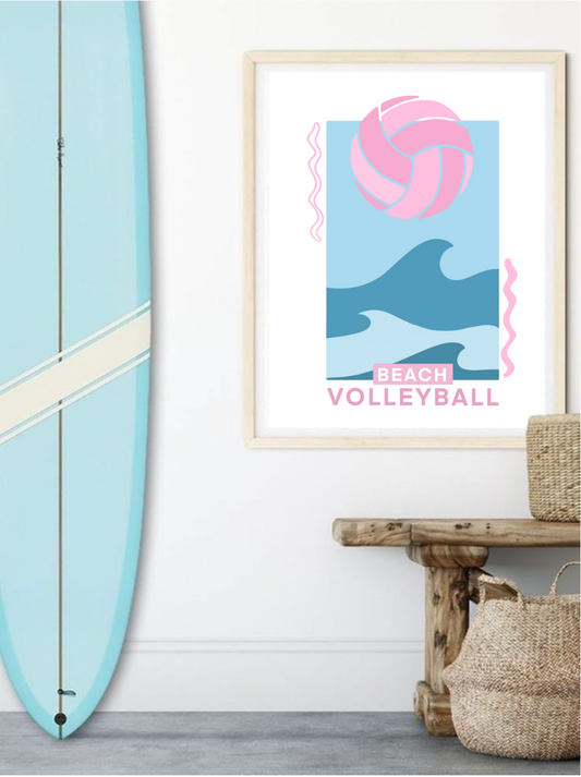 Affiche "Beach Volleyball"