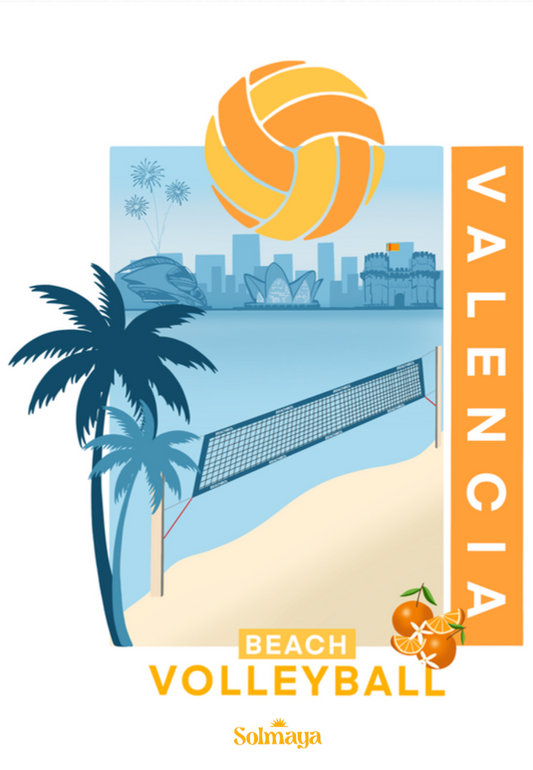 Affiche "Voley playa Valencia