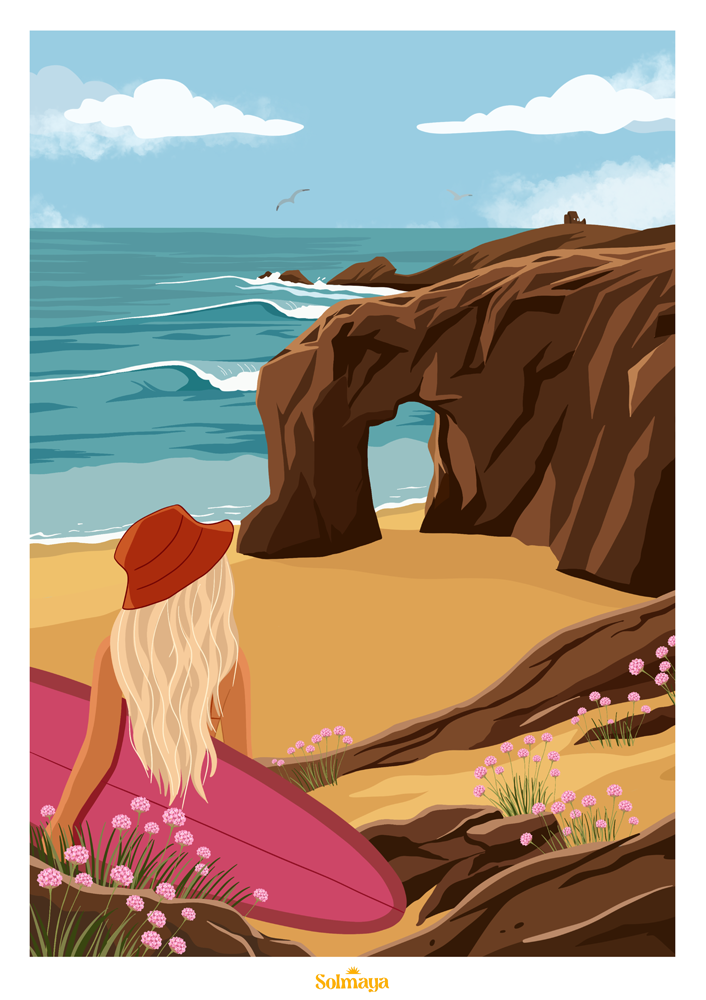 Affiche "Port Blanc"